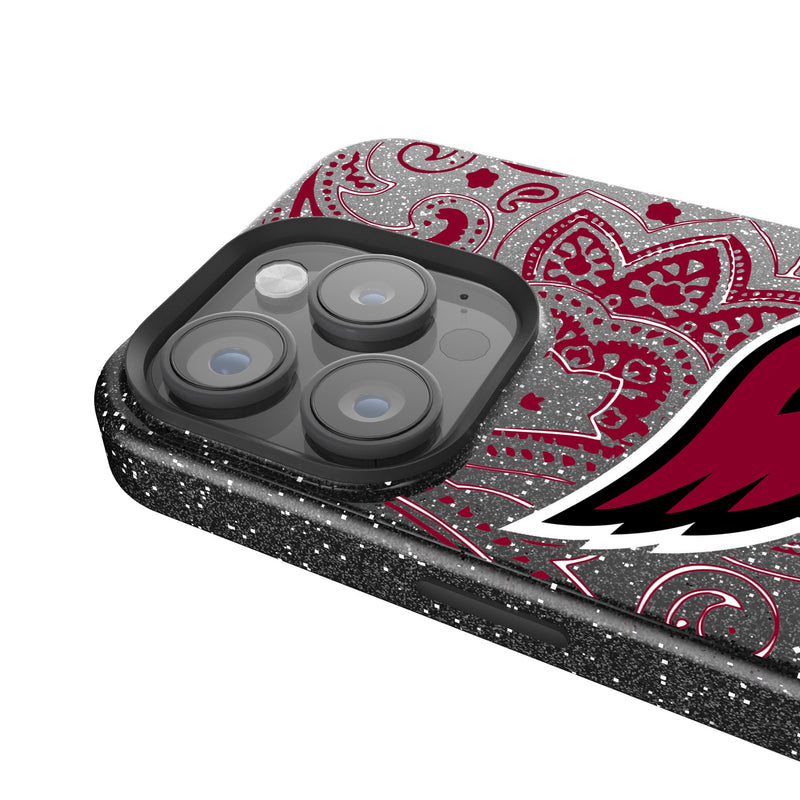 Arizona Cardinals Paisley iPhone Bling Phone Case Detail.Jpg