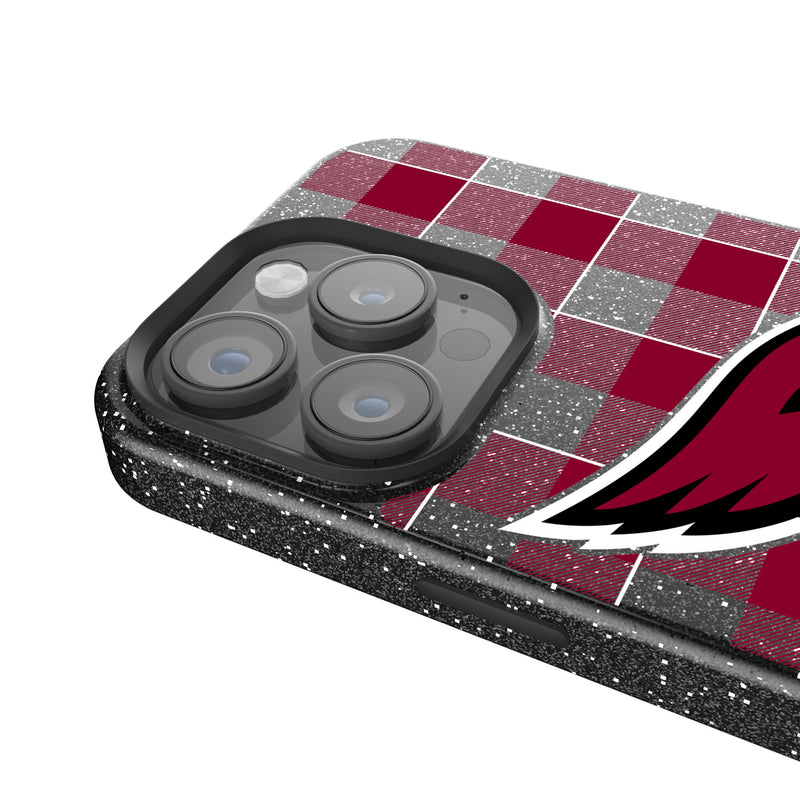 Arizona Cardinals Plaid iPhone Bling Phone Case Detail.Jpg