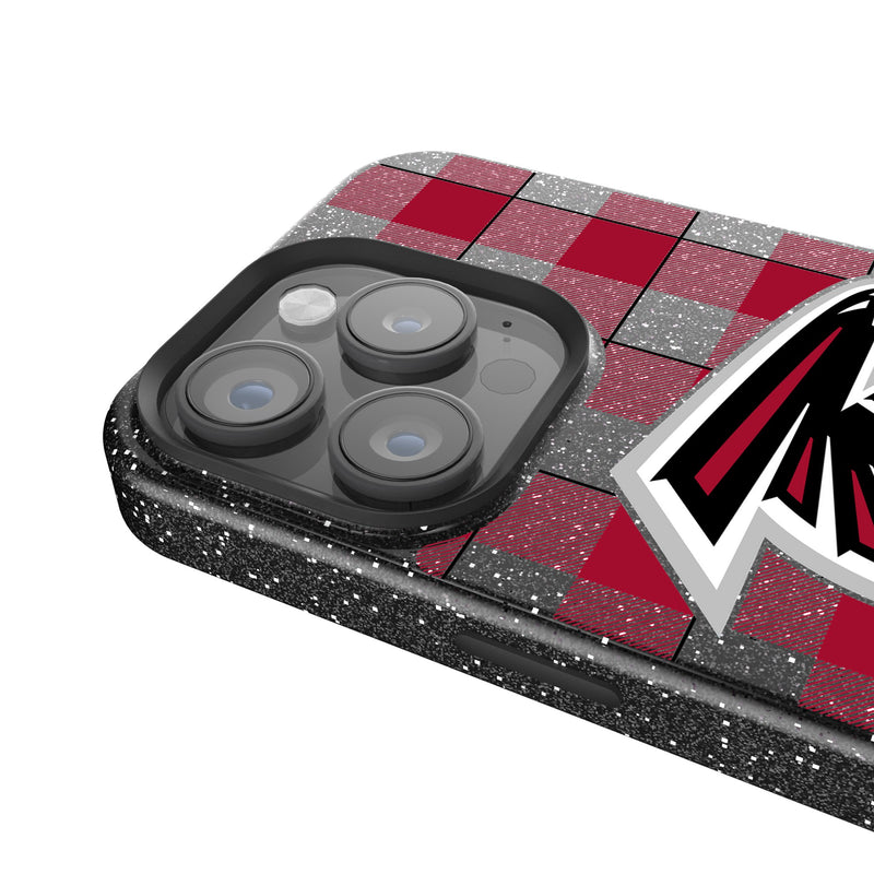 Atlanta Falcons Plaid iPhone Bling Phone Case Detail.Jpg