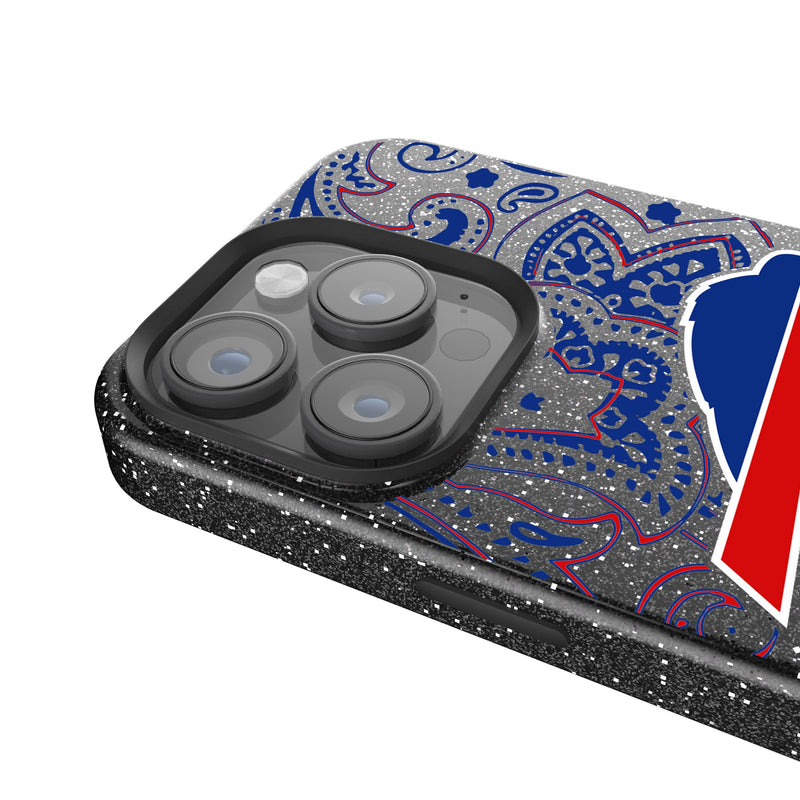 Buffalo Bills Paisley iPhone Bling Phone Case Detail.Jpg