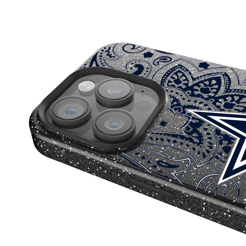 Dallas Cowboys Paisley iPhone Bling Phone Case Detail.Jpg