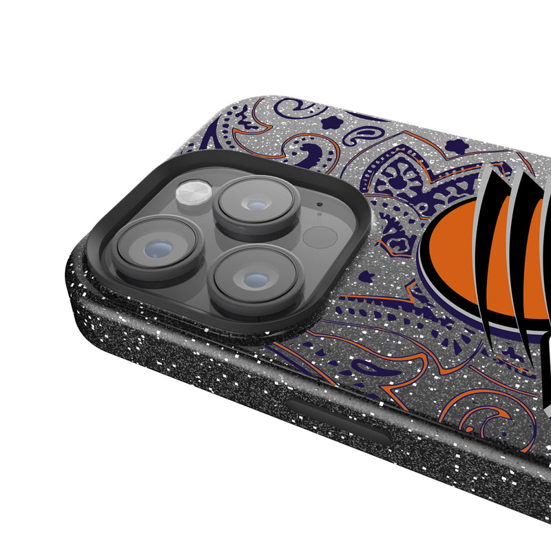 Phoenix Mercury Paisley iPhone Bling Phone Case Detail.Jpg