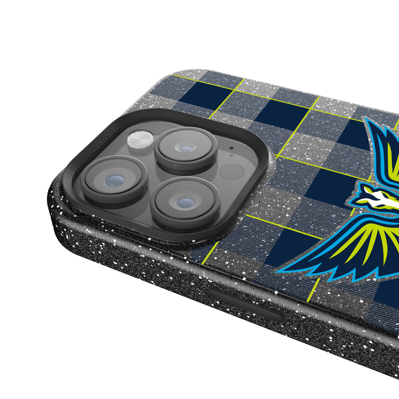 Dallas Wings Plaid iPhone Bling Phone Case Detail.Jpg