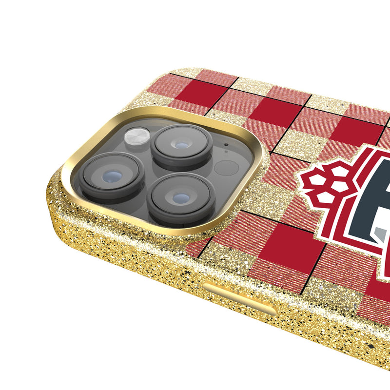 Toronto FC   Plaid iPhone Bling Phone Case Detail.Jpg