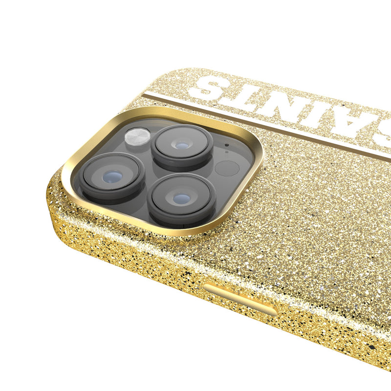 New Orleans Saints Historic Collection Sidebar iPhone Bling Phone Case Detail.Jpg