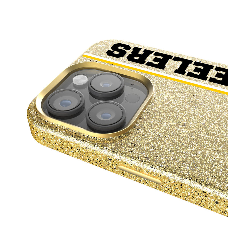 Pittsburgh Steelers 1961 Historic Collection Sidebar iPhone Bling Phone Case Detail.Jpg