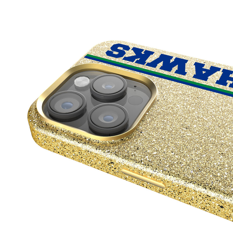 Seattle Seahawks Historic Collection Sidebar iPhone Bling Phone Case Detail.Jpg