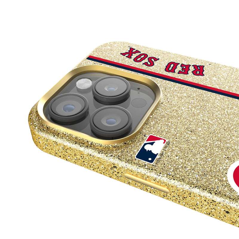 Boston Red Sox Sidebar iPhone Bling Phone Case Detail.Jpg