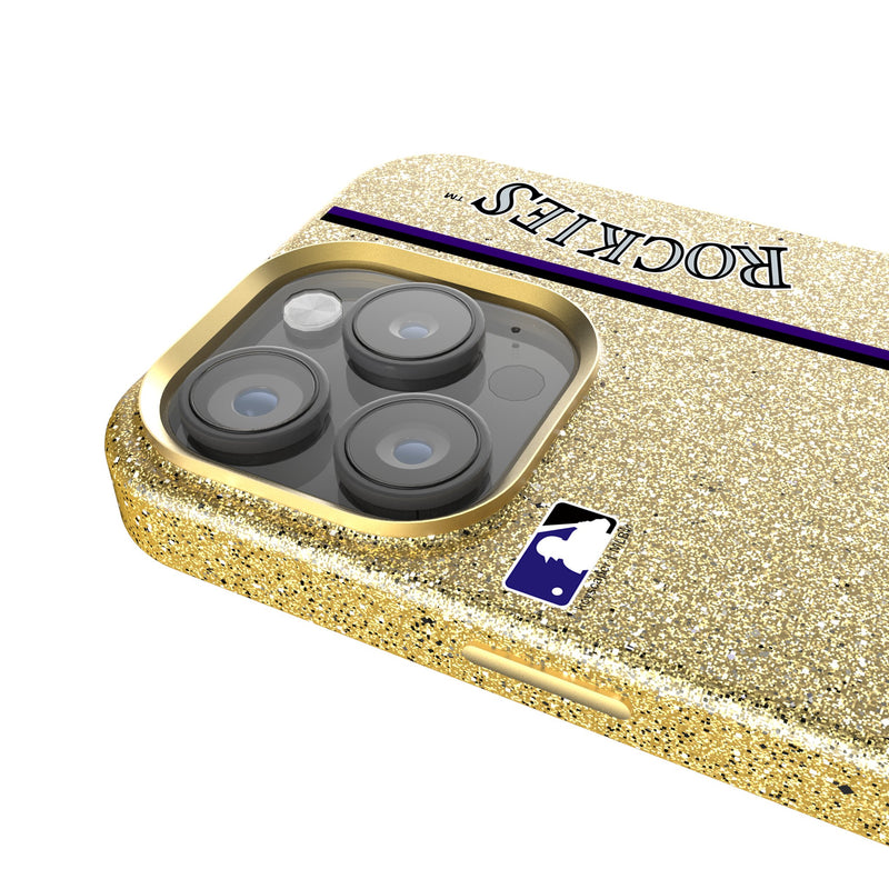 Colorado Rockies Sidebar iPhone Bling Phone Case Detail.Jpg