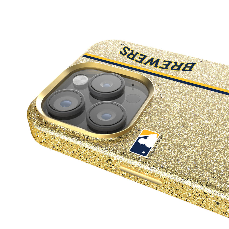 Milwaukee Brewers Sidebar iPhone Bling Phone Case Detail.Jpg