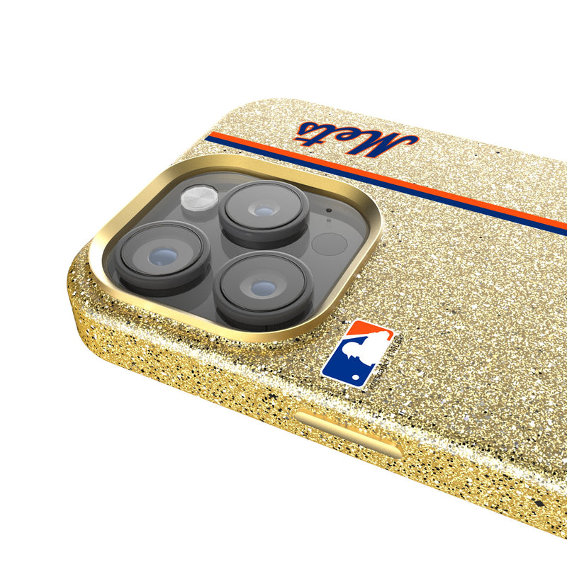 New York Mets Sidebar iPhone Bling Phone Case Detail.Jpg