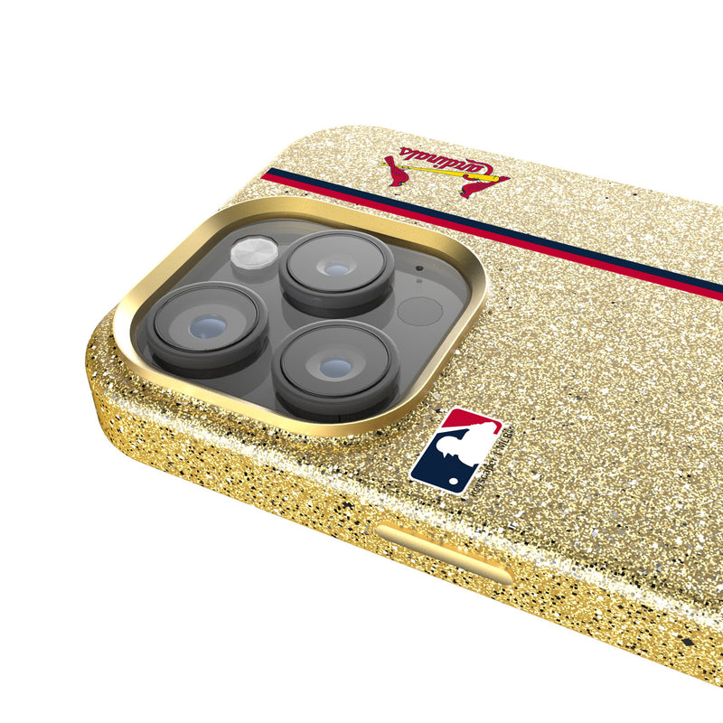 St Louis Cardinals Sidebar iPhone Bling Phone Case Detail.Jpg