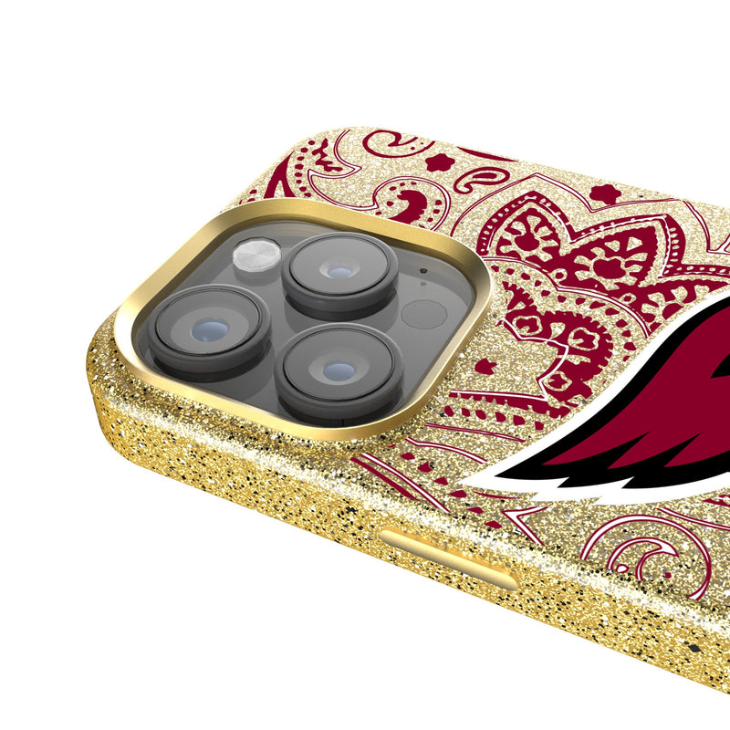 Arizona Cardinals Paisley iPhone Bling Phone Case Detail.Jpg