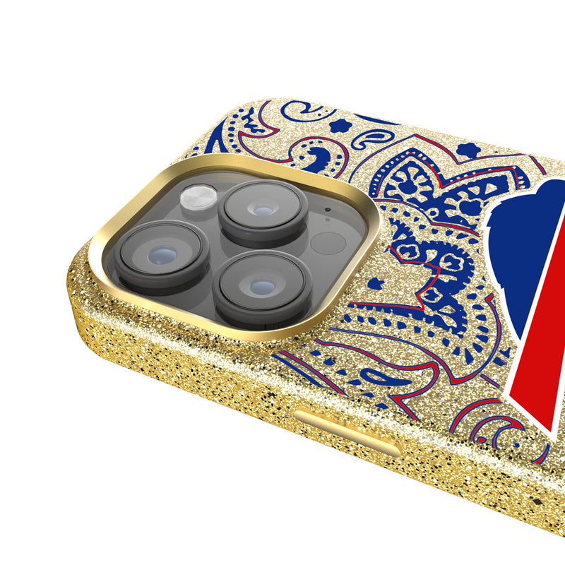 Buffalo Bills Paisley iPhone Bling Phone Case Detail.Jpg