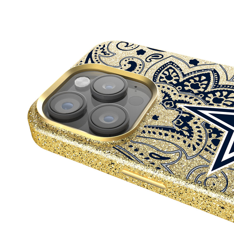 Dallas Cowboys Paisley iPhone Bling Phone Case Detail.Jpg