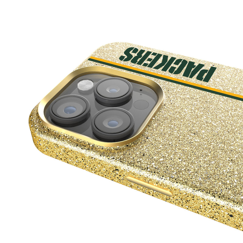 Green Bay Packers Sidebar iPhone Bling Phone Case Detail.Jpg