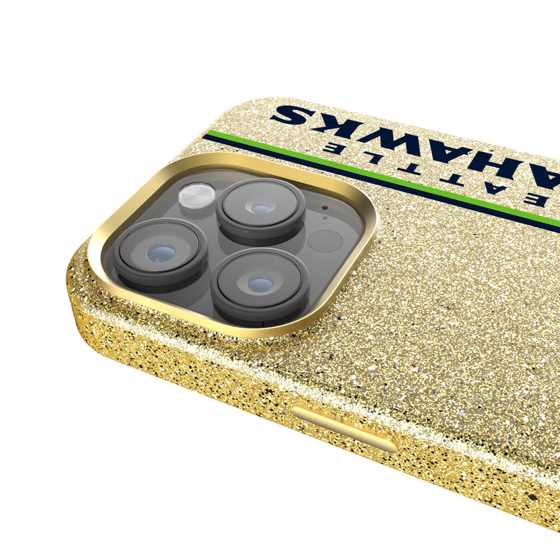 Seattle Seahawks Sidebar iPhone Bling Phone Case Detail.Jpg