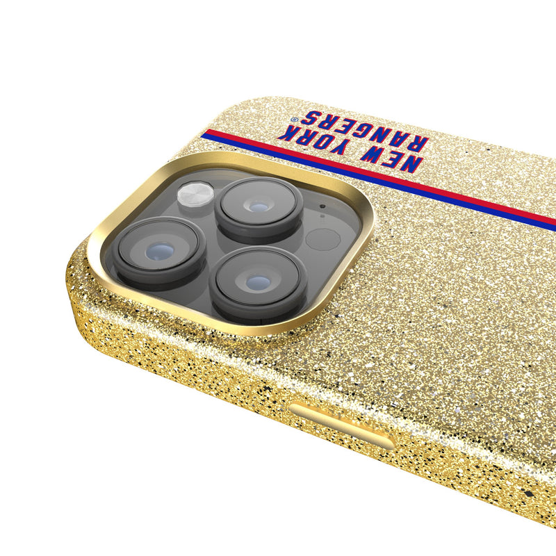 New York Rangers Sidebar iPhone Bling Phone Case Detail.Jpg