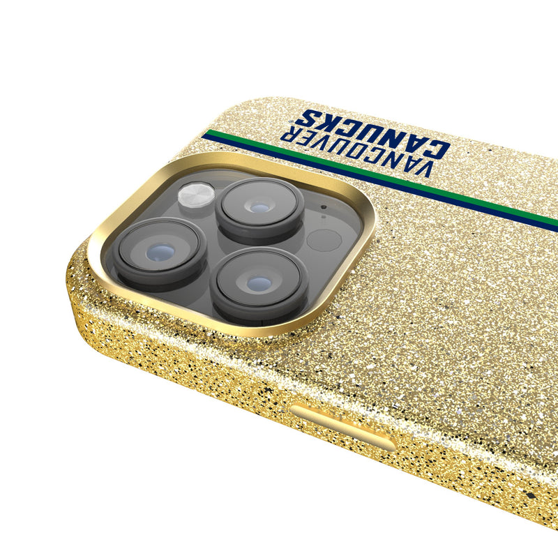 Vancouver Canucks Sidebar iPhone Bling Phone Case Detail.Jpg