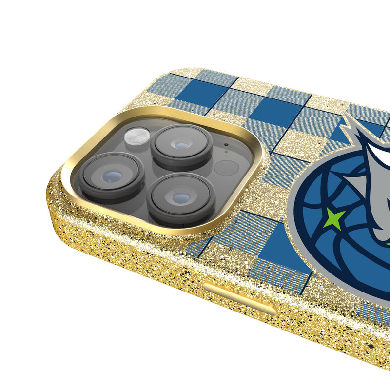 Minnesota Lynx Plaid iPhone Bling Phone Case Detail.Jpg