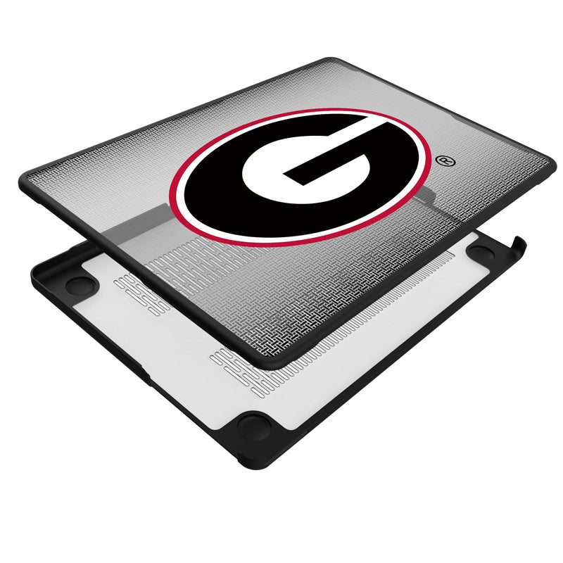 University of Georgia Bulldogs Linen MacBook Laptop Case Iso.Jpg