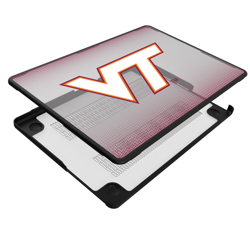 Virginia Tech Hokies Linen MacBook Laptop Case Iso.Jpg