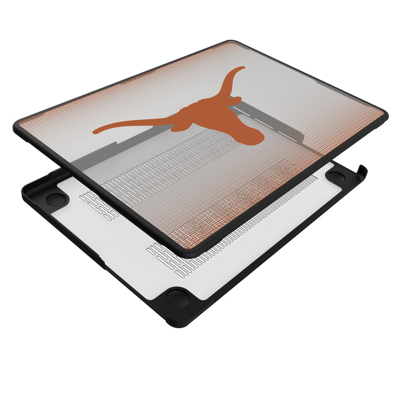 University of Texas Longhorns Linen MacBook Laptop Case Iso.Jpg