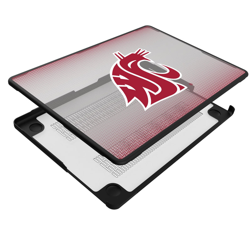 Washington State University Cougars Linen MacBook Laptop Case Iso.Jpg