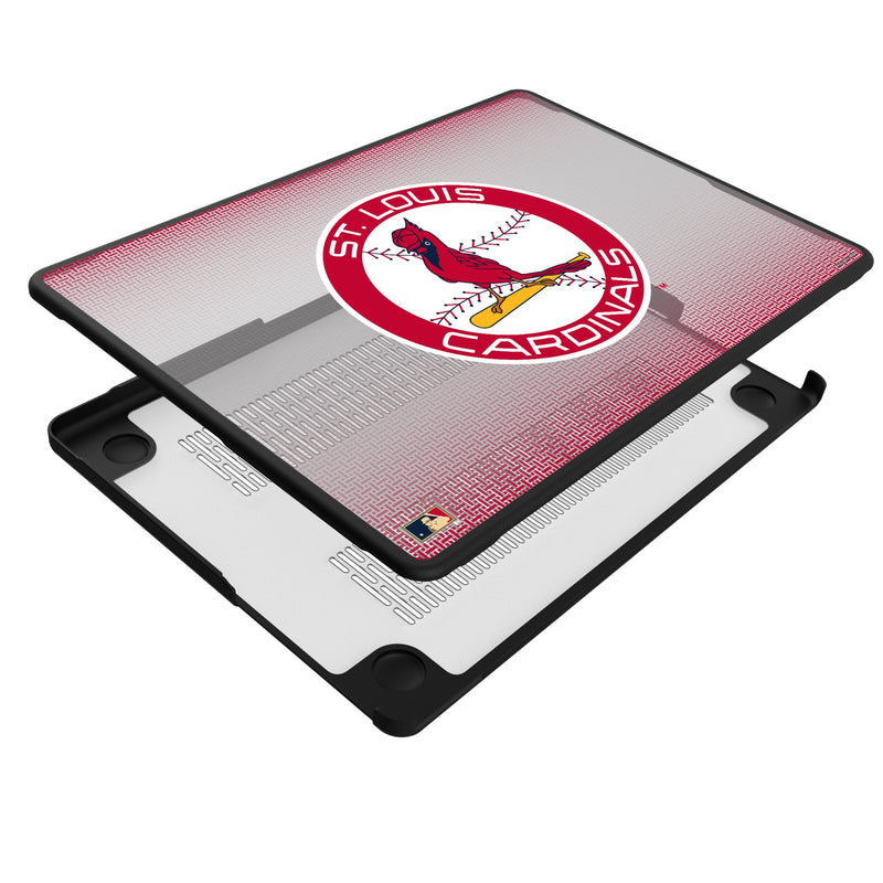 St Louis Cardinals 1966-1997 - Cooperstown Collection Linen MacBook Laptop Case Iso.Jpg