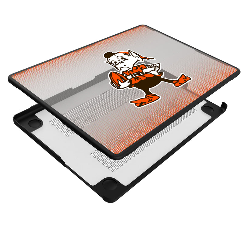 Cleveland Browns Historic Collection Linen MacBook Laptop Case Iso.Jpg