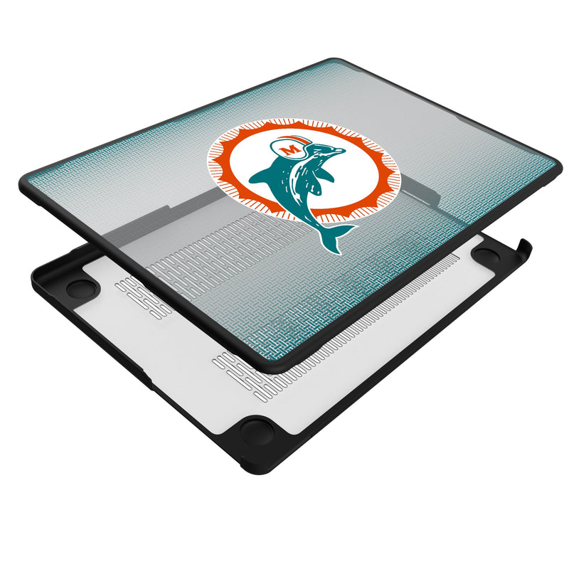 Miami Dolphins 1966-1973 Historic Collection Linen MacBook Laptop Case Iso.Jpg