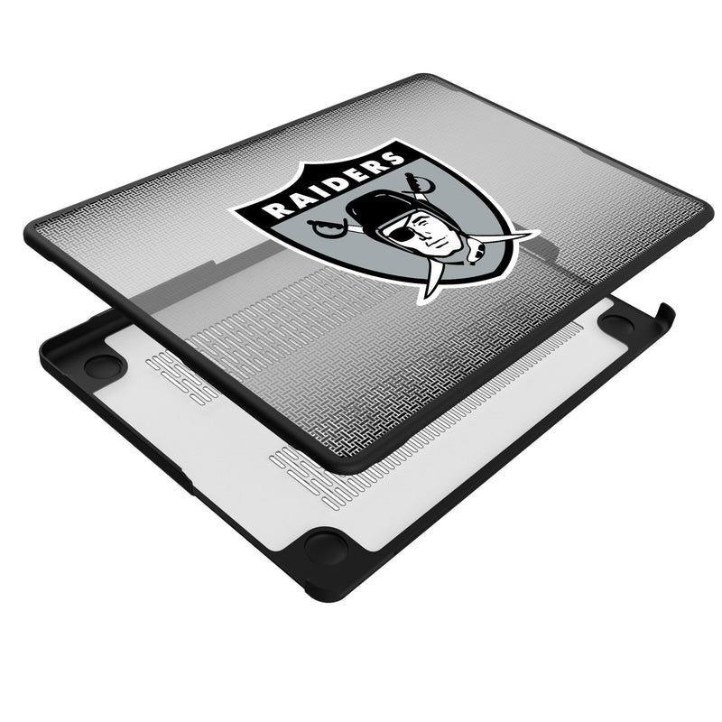 Oakland Raiders 1963 Historic Collection Linen MacBook Laptop Case Iso.Jpg