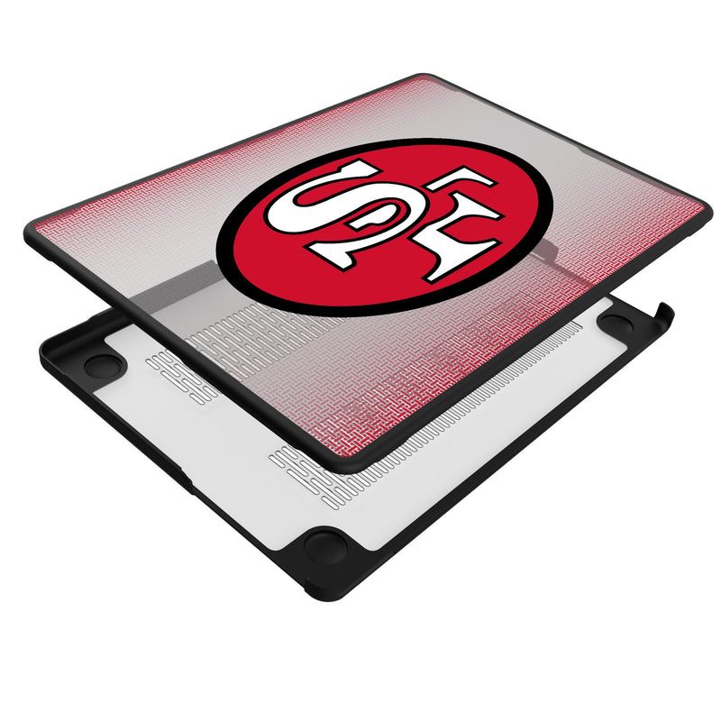 San Francisco 49ers Historic Collection Linen MacBook Laptop Case Iso.Jpg