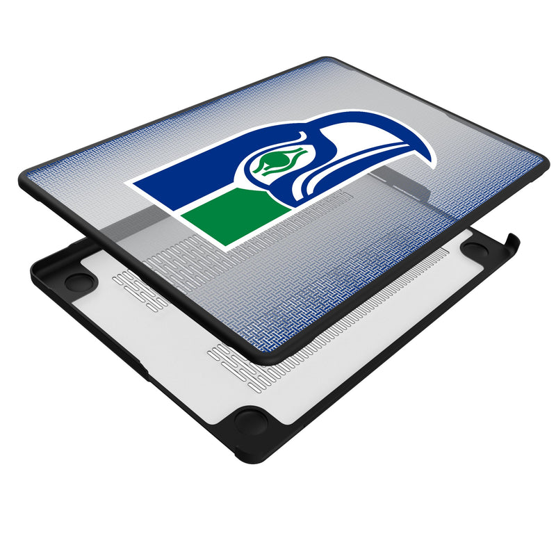 Seattle Seahawks Historic Collection Linen MacBook Laptop Case Iso.Jpg