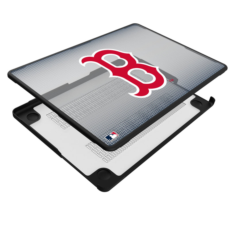 Boston Red Sox Linen MacBook Laptop Case Iso.Jpg