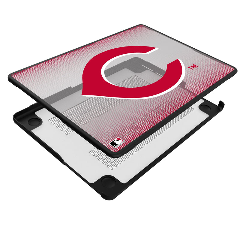 Cincinnati Reds Linen MacBook Laptop Case Iso.Jpg