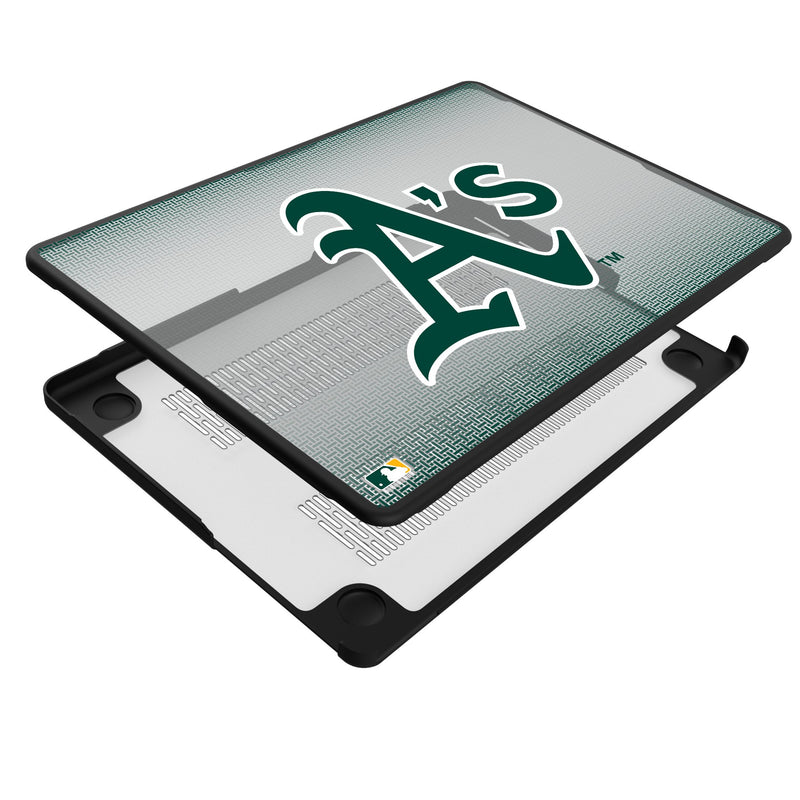 Oakland Athletics Linen MacBook Laptop Case Iso.Jpg