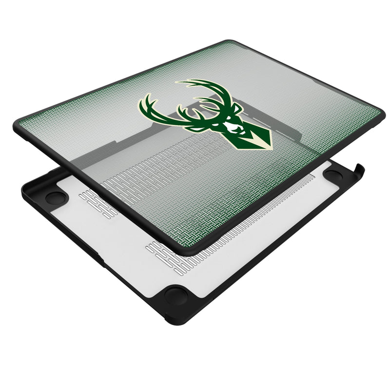 Milwaukee Bucks Linen MacBook Laptop Case Iso.Jpg