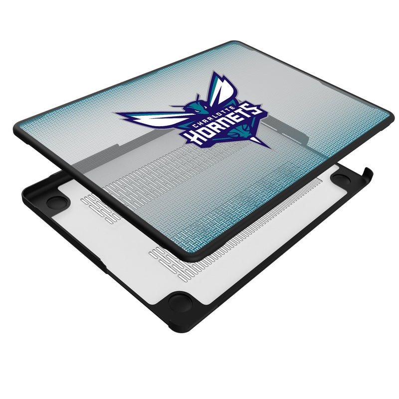 Charlotte Hornets Linen MacBook Laptop Case Iso.Jpg