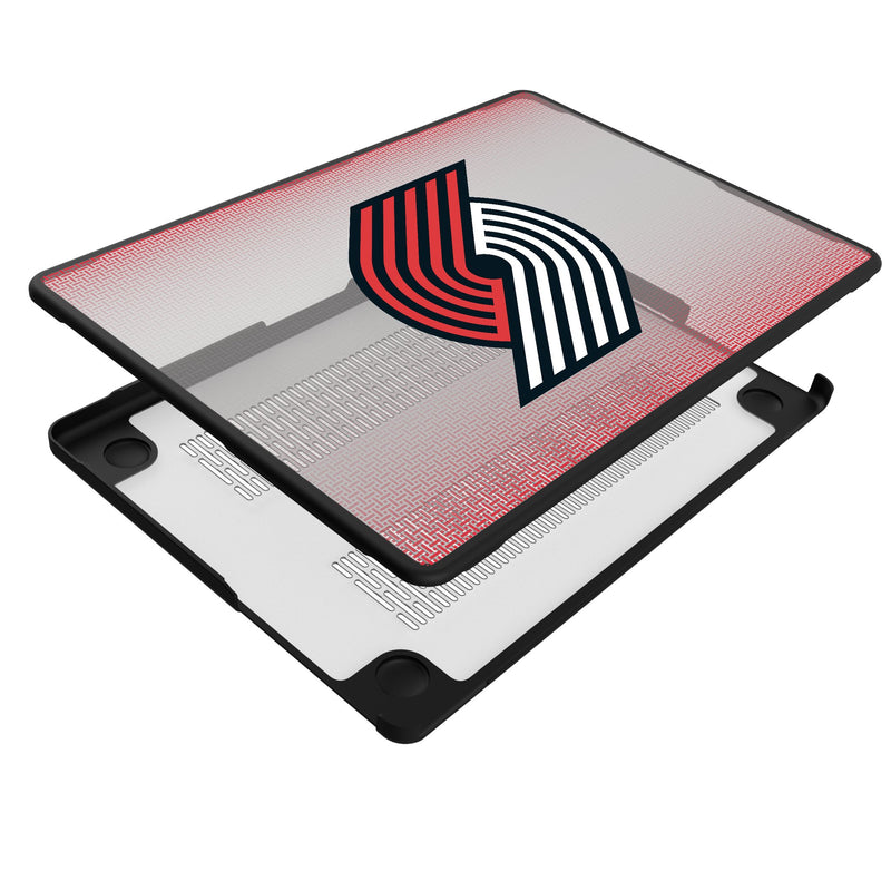 Portland Trail Blazers Linen MacBook Laptop Case Iso.Jpg