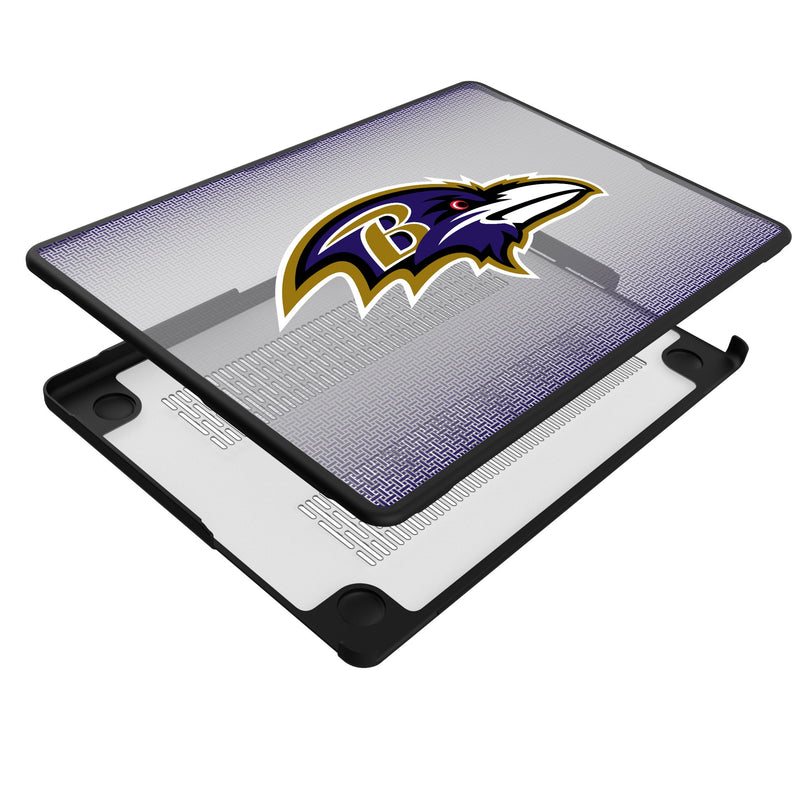 Baltimore Ravens Linen MacBook Laptop Case Iso.Jpg