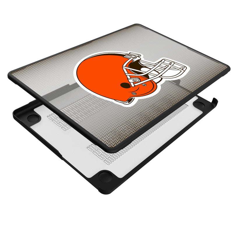 Cleveland Browns Linen MacBook Laptop Case Iso.Jpg