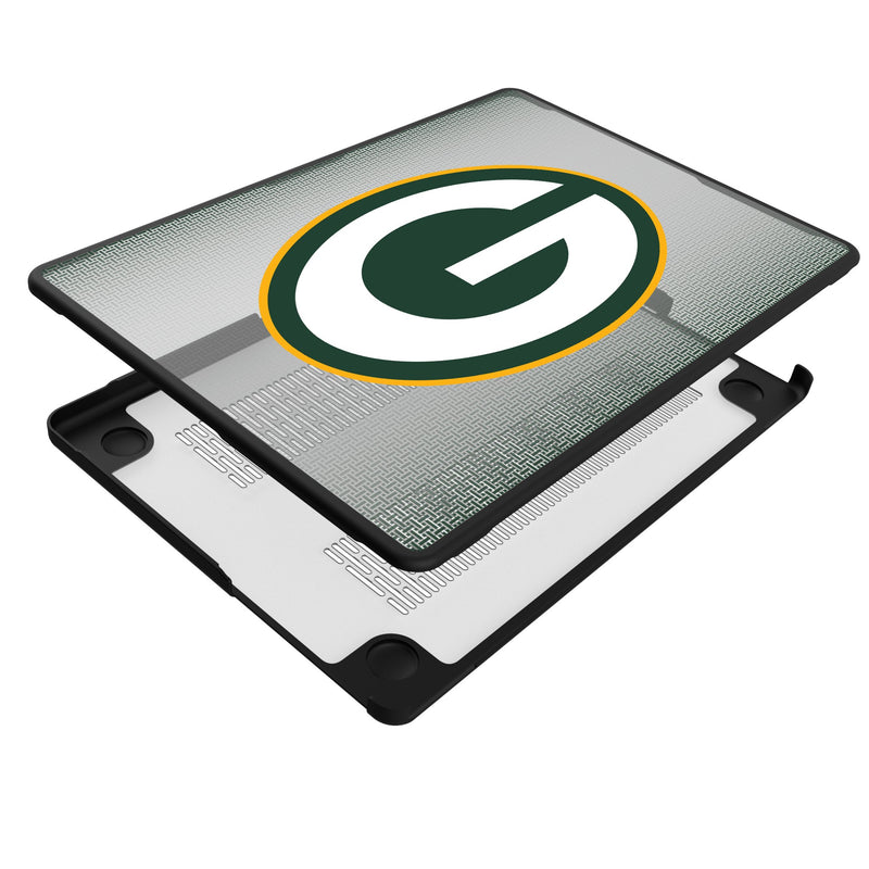 Green Bay Packers Linen MacBook Laptop Case Iso.Jpg