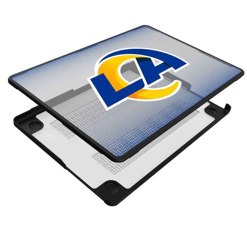 Los Angeles Rams Linen MacBook Laptop Case Iso.Jpg