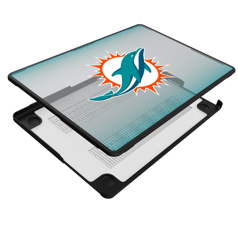 Miami Dolphins Linen MacBook Laptop Case Iso.Jpg