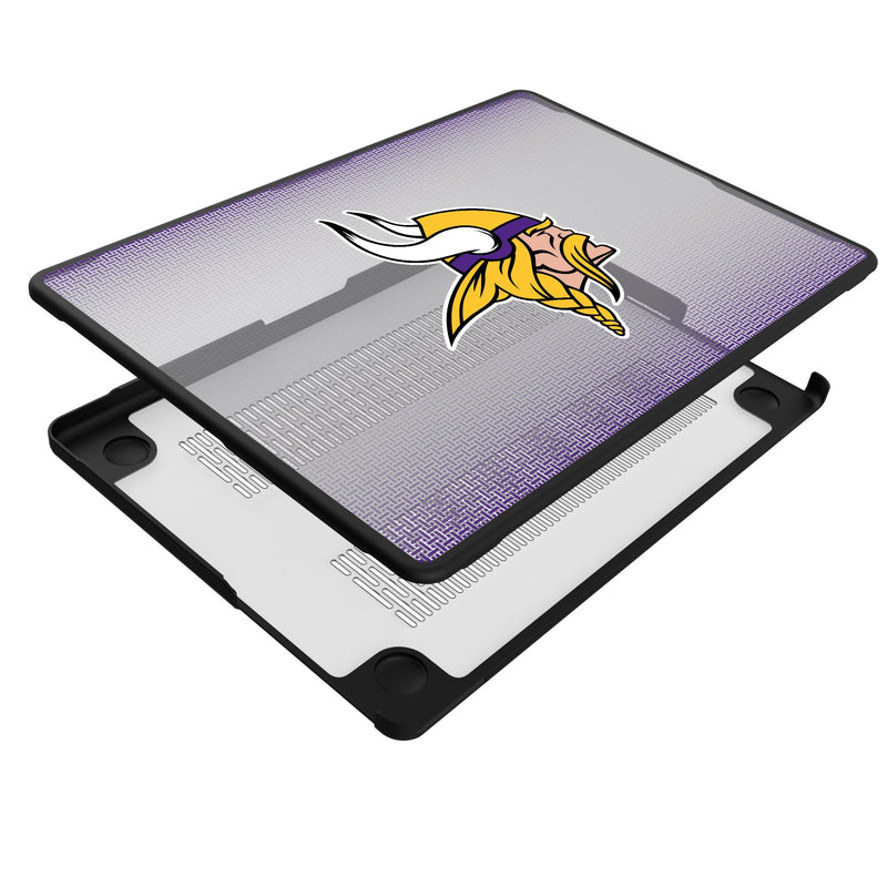 Minnesota Vikings Linen MacBook Laptop Case Iso.Jpg