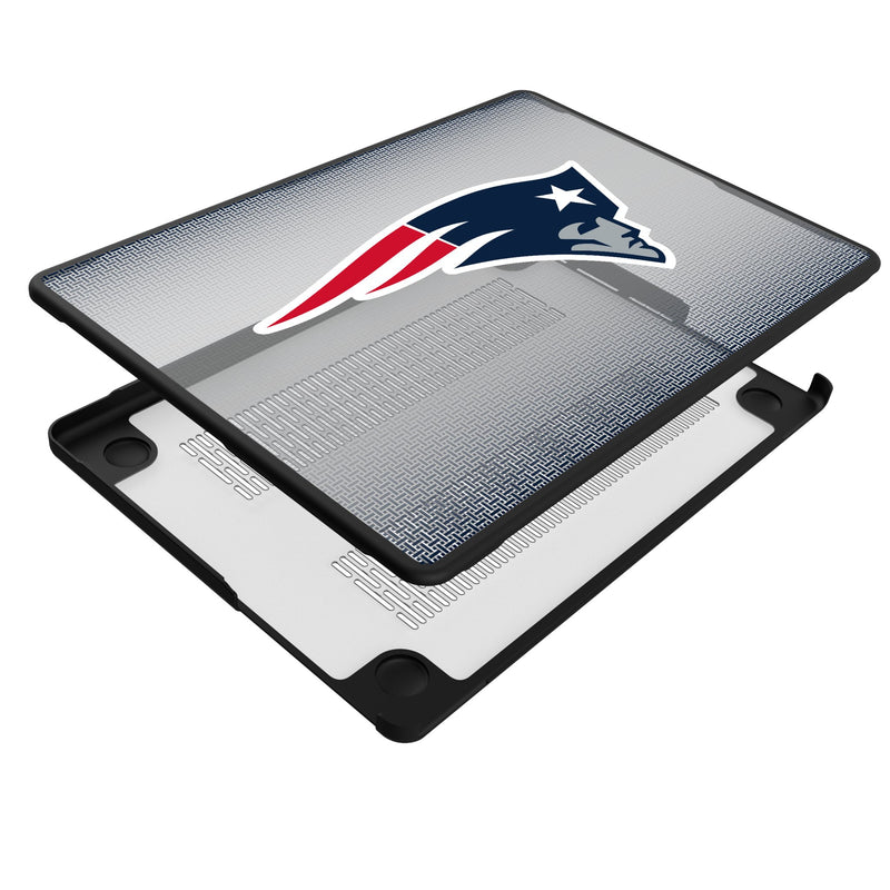 New England Patriots Linen MacBook Laptop Case Iso.Jpg