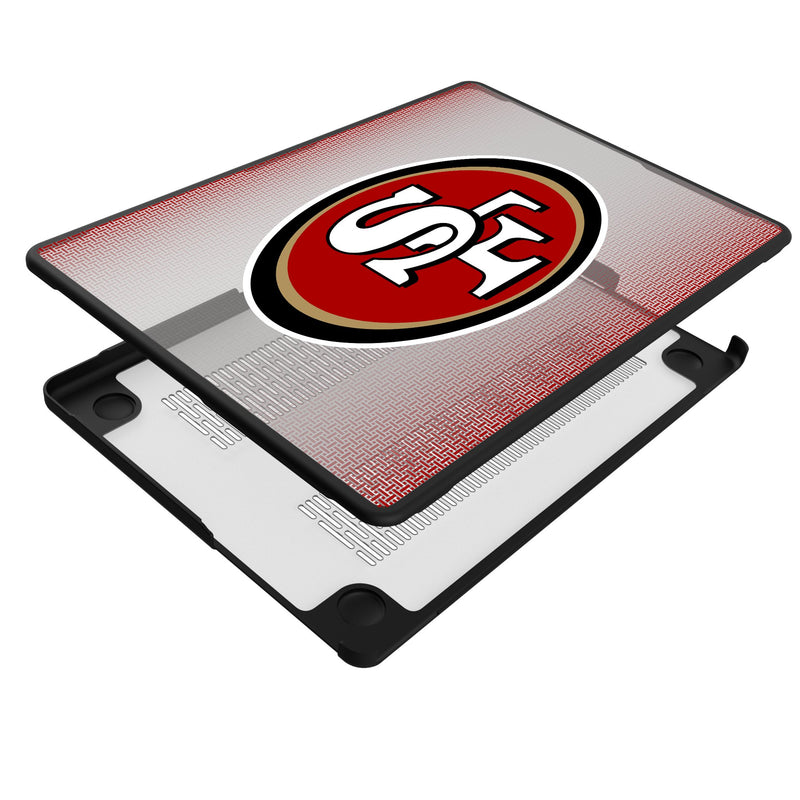 San Francisco 49ers Linen MacBook Laptop Case Iso.Jpg