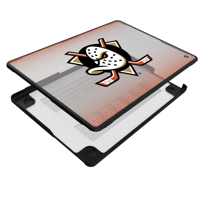 Anaheim Ducks Linen MacBook Laptop Case Iso.Jpg