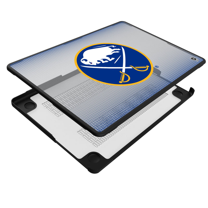 Buffalo Sabres Linen MacBook Laptop Case Iso.Jpg